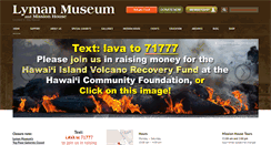 Desktop Screenshot of lymanmuseum.org