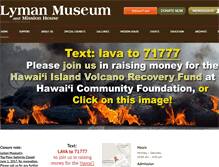 Tablet Screenshot of lymanmuseum.org